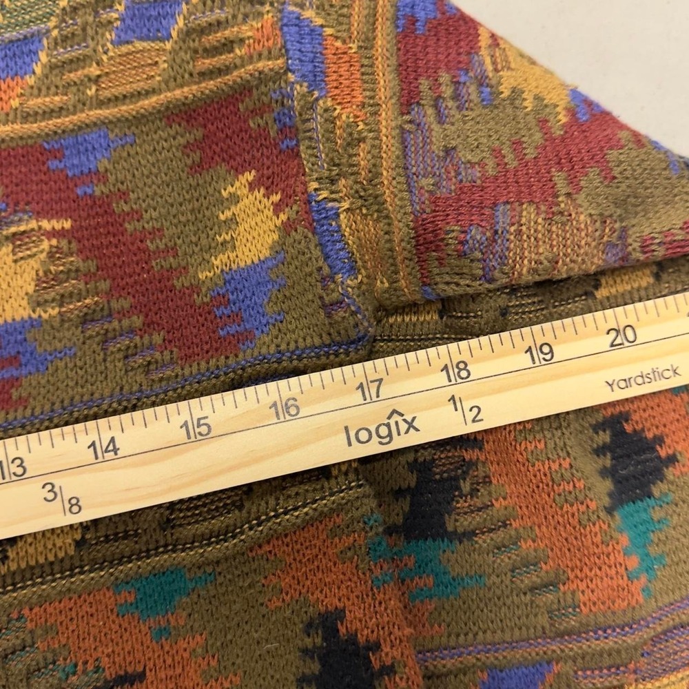 Vintage 90s multicolored pattern sweater - Picture 4 of 6